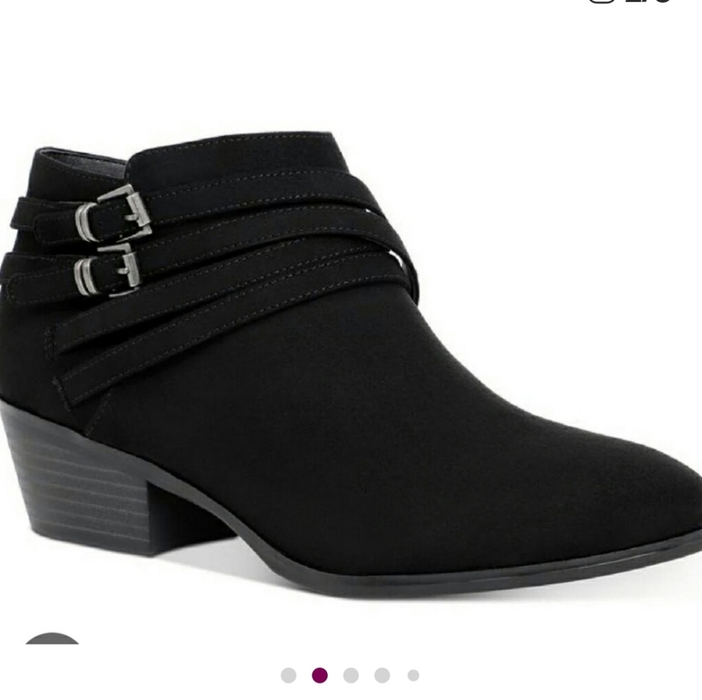 Style & Co. Black Ankle Boots